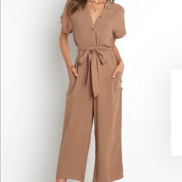 Petal & Pup Pants & Jumpsuits Petal Pup Maverick Jumpsuit Mocha
